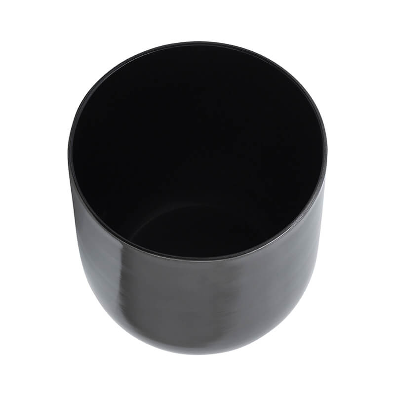 40/30/20" Black Metal Planters On Stand - Set Of 3