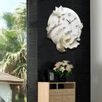 Contemporary 3D Orchid Flower Wall Clock