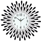 Modern Crystal Sun Silent Wall Clock