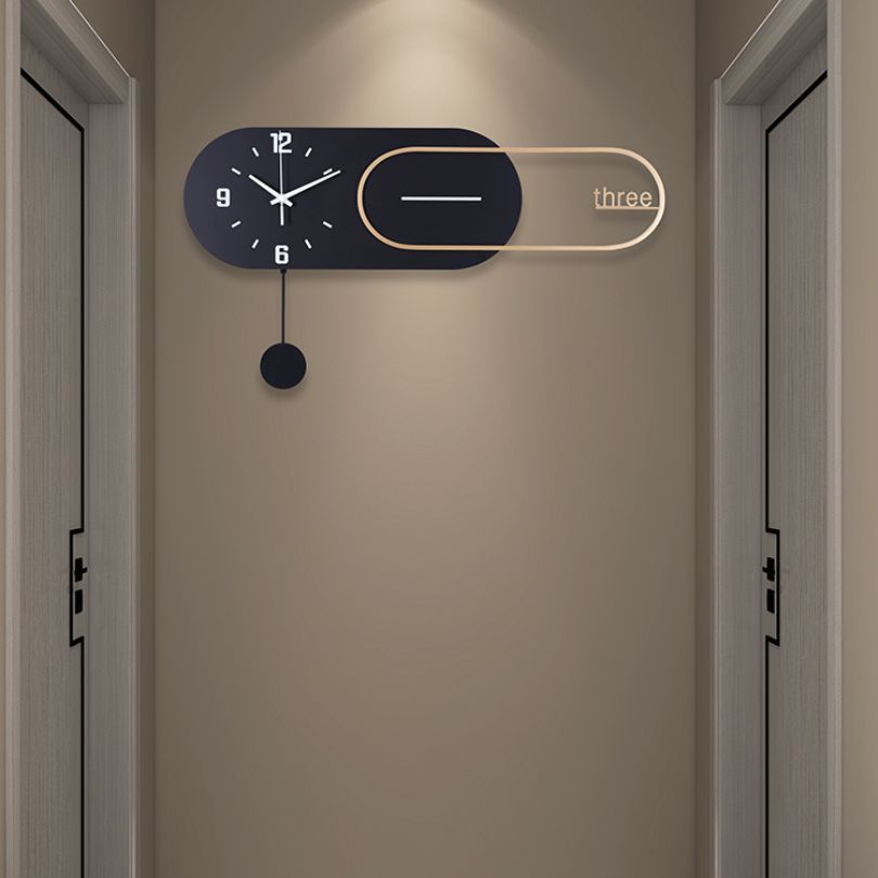 Minimalist Black Decorative Wall Clock