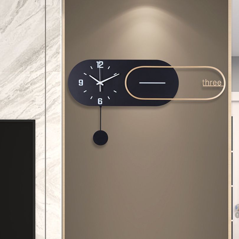 Minimalist Black Decorative Wall Clock