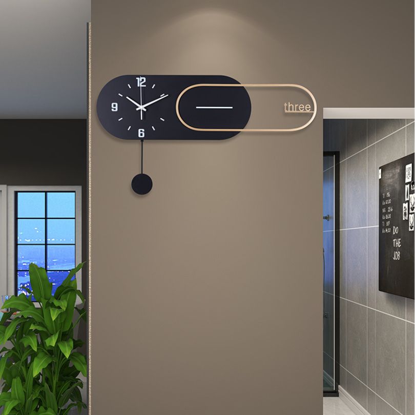 Minimalist Black Decorative Wall Clock
