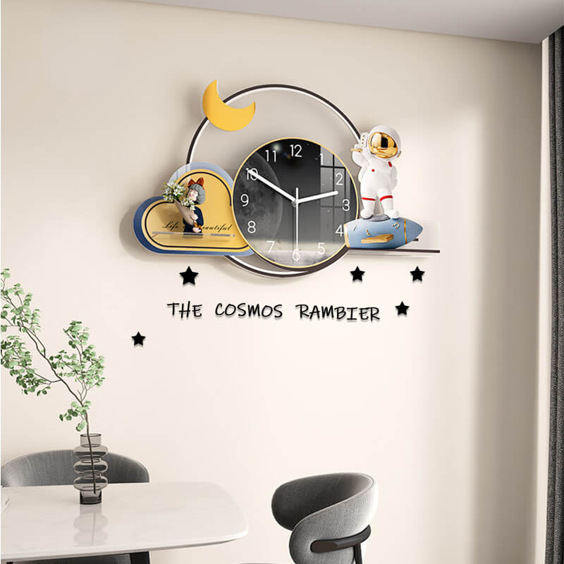 Modern 3D LED Lamp Decorative Wall Clock