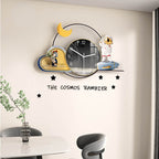 Modern 3D LED Lamp Decorative Wall Clock