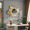 Modern 3D LED Lamp Decorative Wall Clock