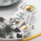 Modern Astronaut Moon Landing Wall Clock