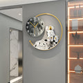 Modern Astronaut Moon Landing Wall Clock