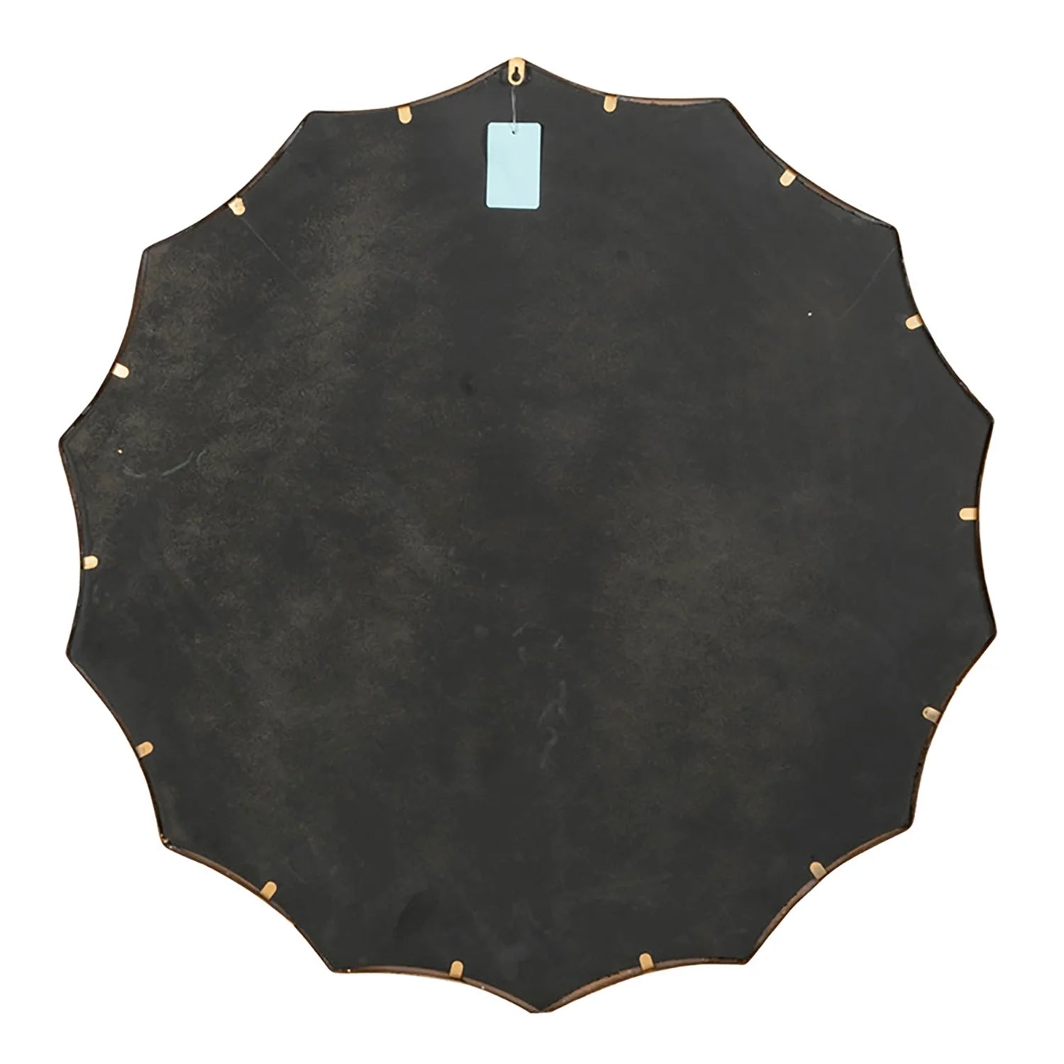 40" Gold Sunburst Wall Mirror – Round Decorative Metal Frame Mirror for Entryway, Living Room, Bedroom & Vanity